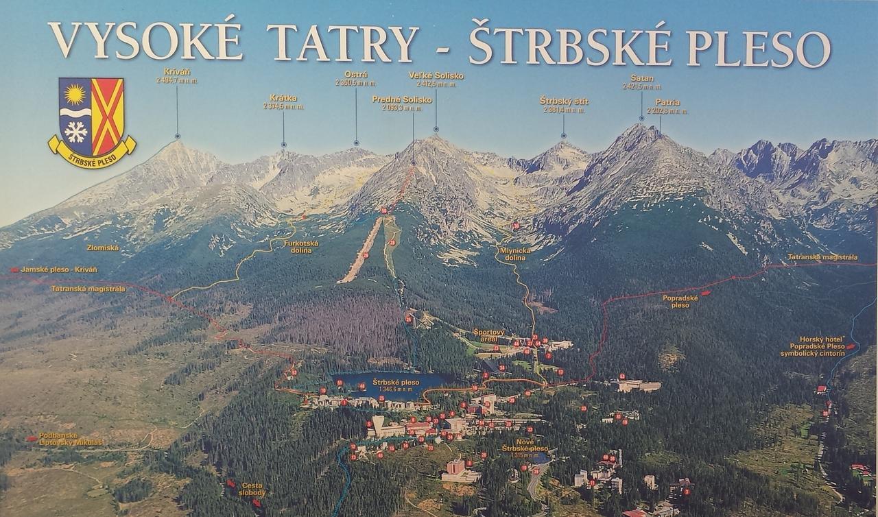 全景度假公寓 Štrbské Pleso 外观 照片